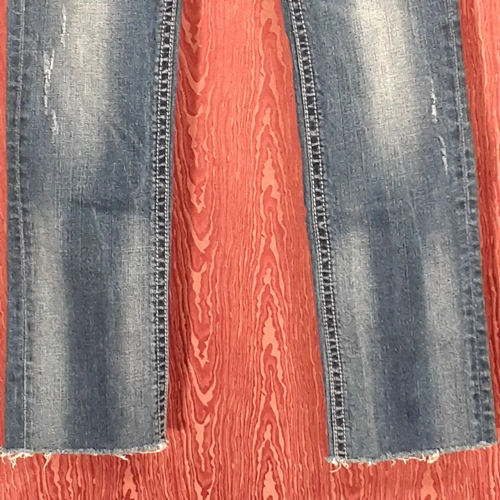 ROCK REVIVAL TORI WOMEN'S SIZE 28 DISTRESSED FADED BLUE LOGO DESIGNER - Picture 6 of 16